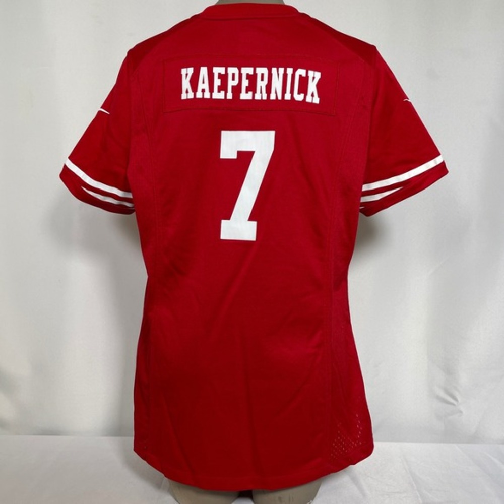 Colin Kaepernick #7 San Francisco 49ers NFL Nike Red Home Game Jersey Women's XL